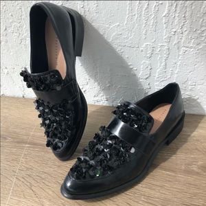 ZARA || Floral Loafers